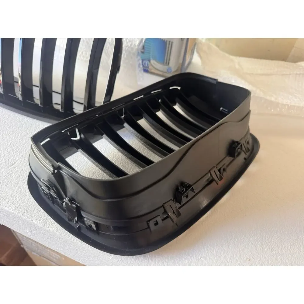 BMW Gloss Black Kidney Grille Pair Front Grill Set Unknown Model. New! Cheap